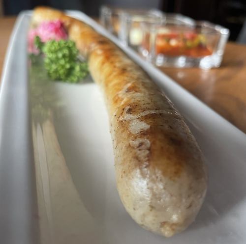 100% Hokkaido pork aged long sausage