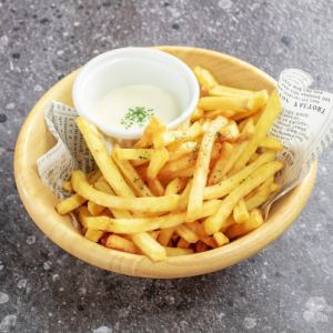 French fries sour cream dip