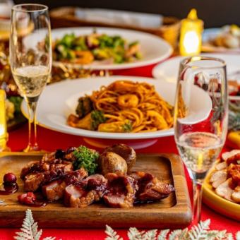 12月限定!【乾杯スパークリングワインサービスのクリスマスコース】120分飲放付4000円(税込)