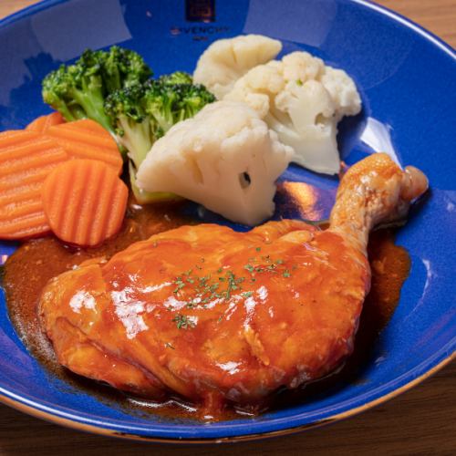 [Meat dishes are also available!] Chicken stewed in tomato sauce