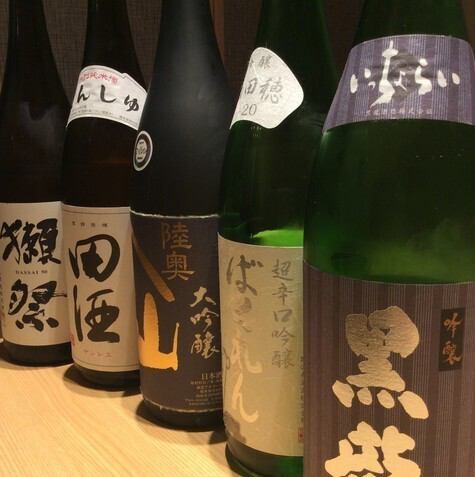10種以上の地酒や厳選焼酎
