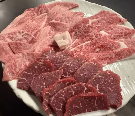 Online Reservation Only: All-You-Can-Eat 41 Types of Yakiniku (Japanese BBQ) - 90-Minute A5 Wagyu Beef All-You-Can-Eat (Light Version)