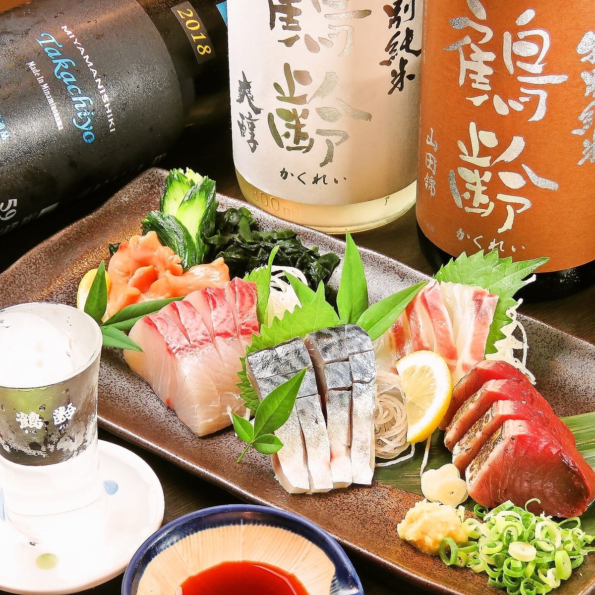 魚と日本酒にこだわって隠れ家居酒屋！