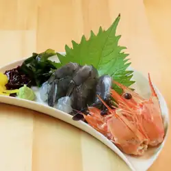 天使の海老 刺身/北海道産 水たこ 刺身/メサバ 刺身