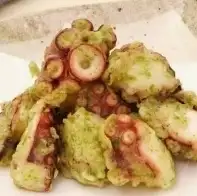 焼き芋の天ぷら/ささみ天ぷら/たこ天ぷら