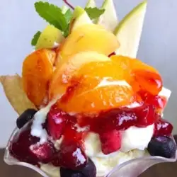 流しびなパフェ