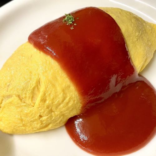 昔ながらのケチャップオムライスセット