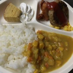 川のhotoriお子様ランチ【キッズカレーライス】