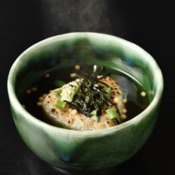Grilled rice ball onigiri
