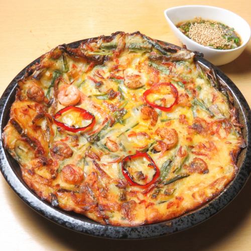 经典Chanton料理！尽情享受韩国传统风味☆【海鲜炸鱼薯条（1人份）】
