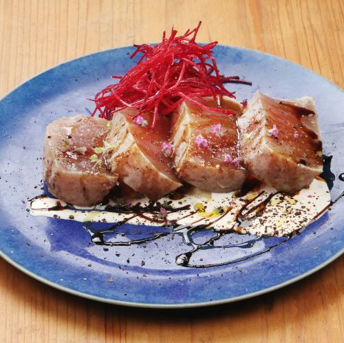 Choshi Port Red Fish Straw Grilled Seared Beets & Cheese