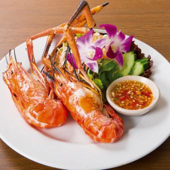 タイの大海老のグリル