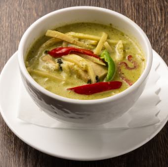 グリーンカレー／クリーンカレー野菜