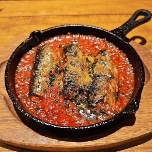 Oven-roasted sardines