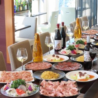 【歓送迎会プラン】飲み放題2H付☆クーポン利用で主役様メッセージドルチェプレート1皿サービス