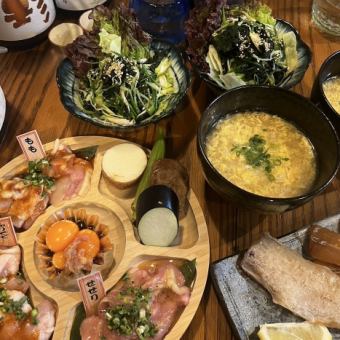 鶴舞で飲み会は炙鳥におまかせ！120分飲放付☆【炙鳥コース】5000円→4700円！