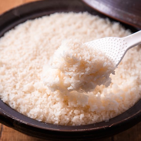 炊き立てが自慢の『土鍋ごはん』