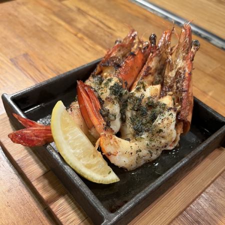Jumbo Shrimp Grilled with Perilla Butter