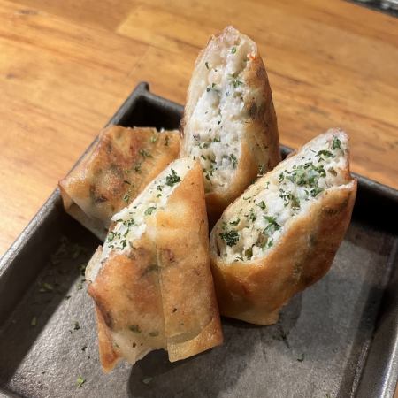 Baked shrimp spring rolls