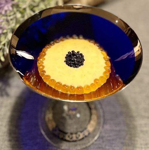 【３食限定】キャビアのせ　ショーフロア