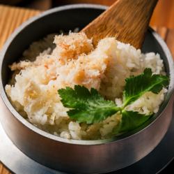 蟹釜飯