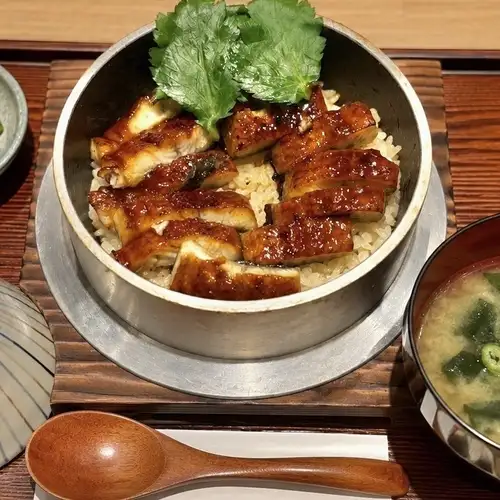 鰻の釜飯定食
