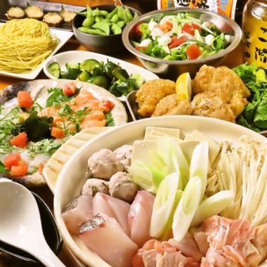 [Welcome party/Farewell party] 120 minutes of all-you-can-drink for 4,000 yen with 8 dishes including Chanko nabe, 3 types of carpaccio, and draft beer!