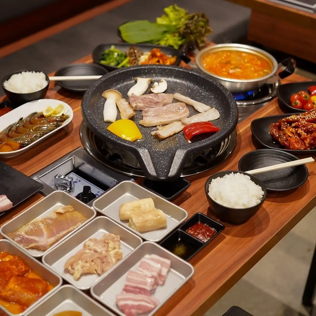 我推薦韓國料理！