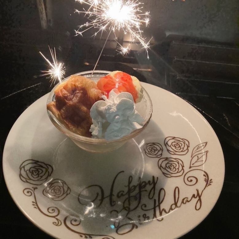 誕生日お祝いプレート