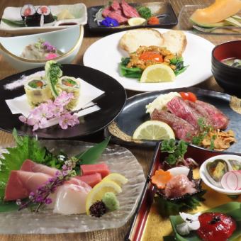Hachiya★Early Summer Premium Course~Wagyu steak/Sea urchin spinach/Hamo/Tuna roll...2 hours [all-you-can-drink] 8,000 yen