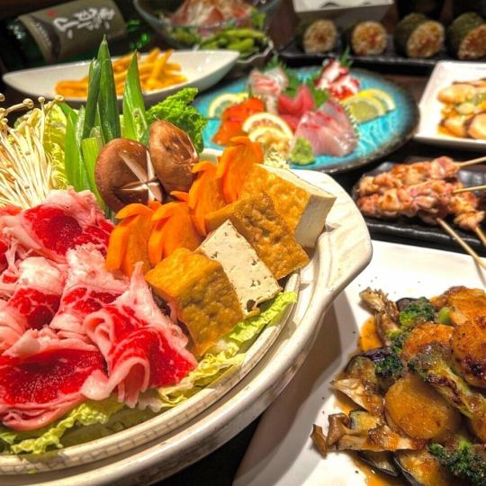 【1月・2月限定】新年会に◎冬の特別コース6,000円(税込)★120分飲放題付