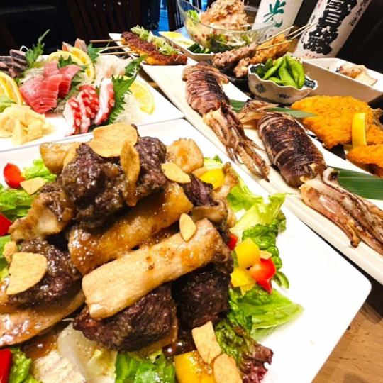 【6・7・8月限定】炉端かぶと★夏の贅沢コース5,000円(税込)★120分飲放題付