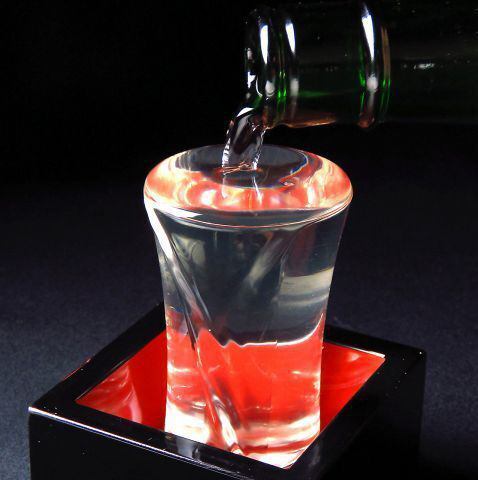 We have a wide selection of fine sake available, along with natural, charcoal-grilled delicacies...