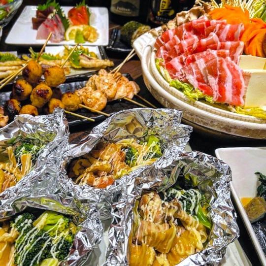 【仅限12月、1月、2月】冬季食材满足套餐4,480日元(含税)★含120分钟无限畅饮