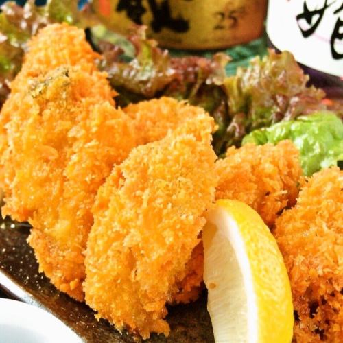 Fried oysters (4 pieces)
