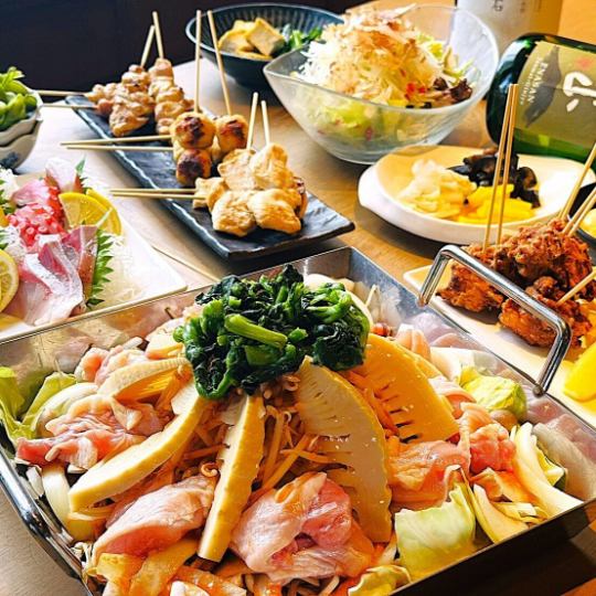 [March, April, and May only] Hearty Spring Party Course ¥3,980 (tax included) ★ Includes 120 minutes of all-you-can-drink