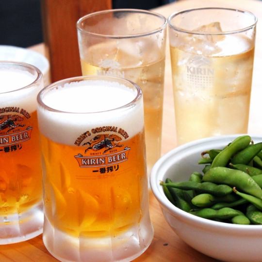 [Monday to Saturday available♪ / Only available after 9:30 PM] After-party course for 2,000 yen (tax included) ★ Includes 90 minutes of all-you-can-drink and 5 appetizers