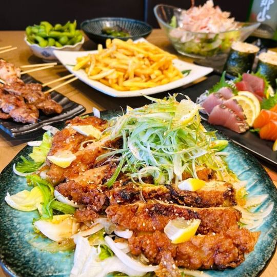 【6・7・8月限定】ボリューム満点!!夏の宴会コース3,980円(税込)★120分飲放題付