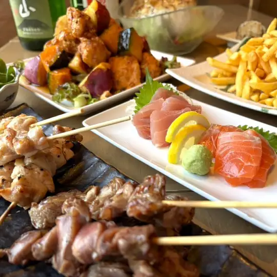 【9・10月/日~木限定】炉端かぶとの得々コース2,980円(税込)★120分飲放題付