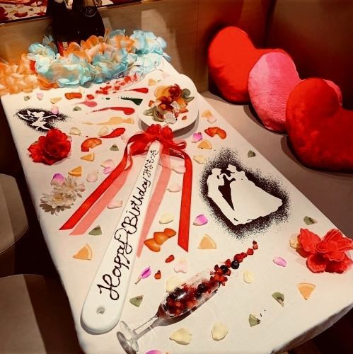 お誕生日・記念日サプライズ演出♪