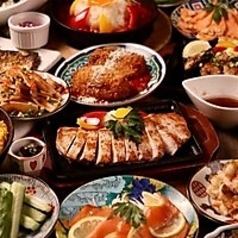 自慢の全14品！名物2品+炉端、鉄板焼きを堪能【充実】コース