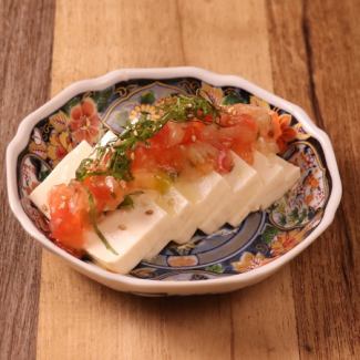 トマト玉ねぎ洋風冷奴