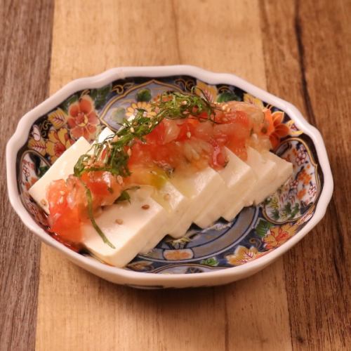 トマト玉ねぎ洋風冷奴