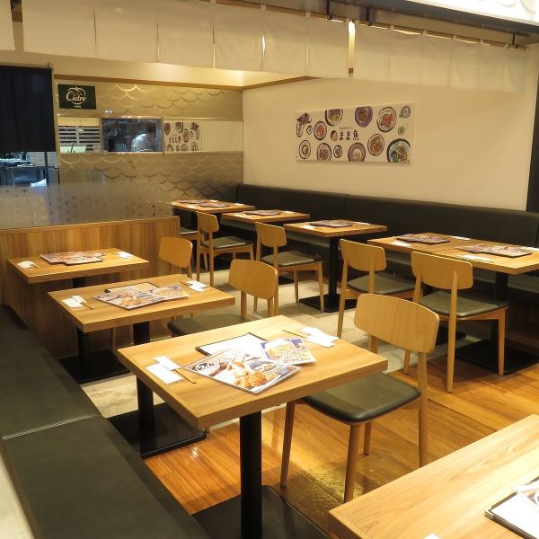 A space full of liberation and the warmth of wood ♪ So that you can enjoy your specialty dishes slowly ...