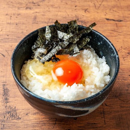 Grilled egg on rice
