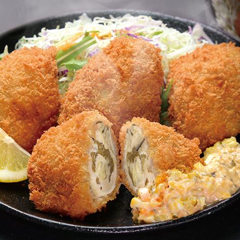 Fried oysters (single item)