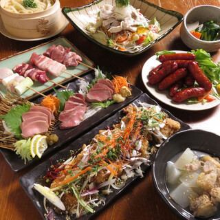 ＜2時間飲み放題付き＞くしたま名物!!モリモリコース（全8品）5,000円