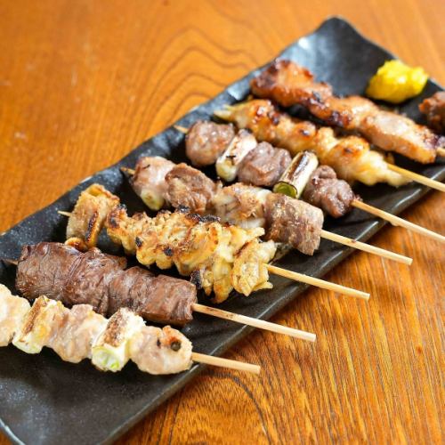 Assorted skewers 7 pieces