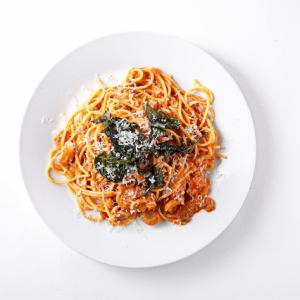 美式醬炒羅勒意麵