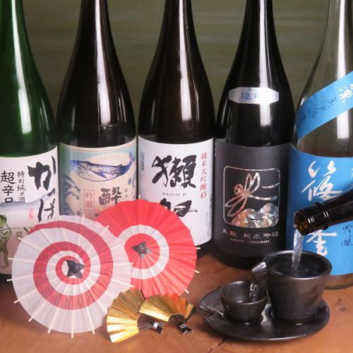 The manager personally purchases sake!! We have sake that matches the season ◎